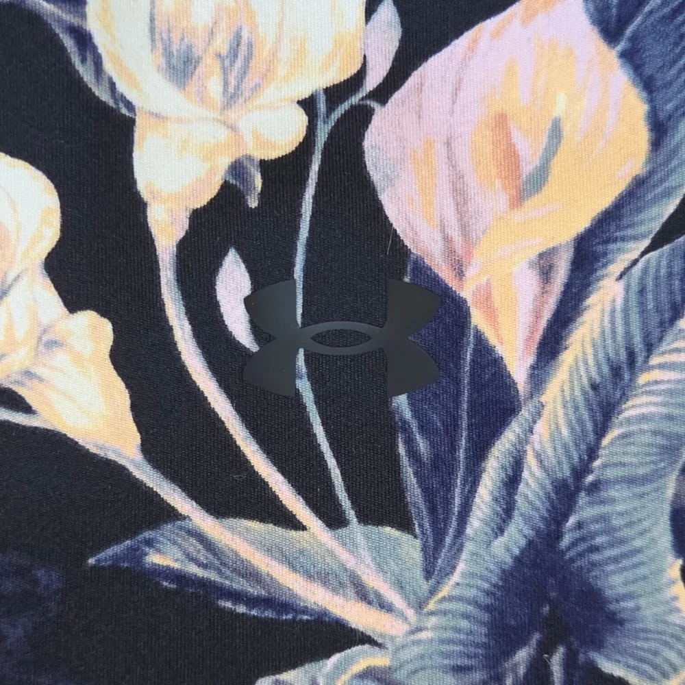 NWT Under Armour Meridian High-Rise Full Length Leggings | Floral Print - Picture 5 of 8